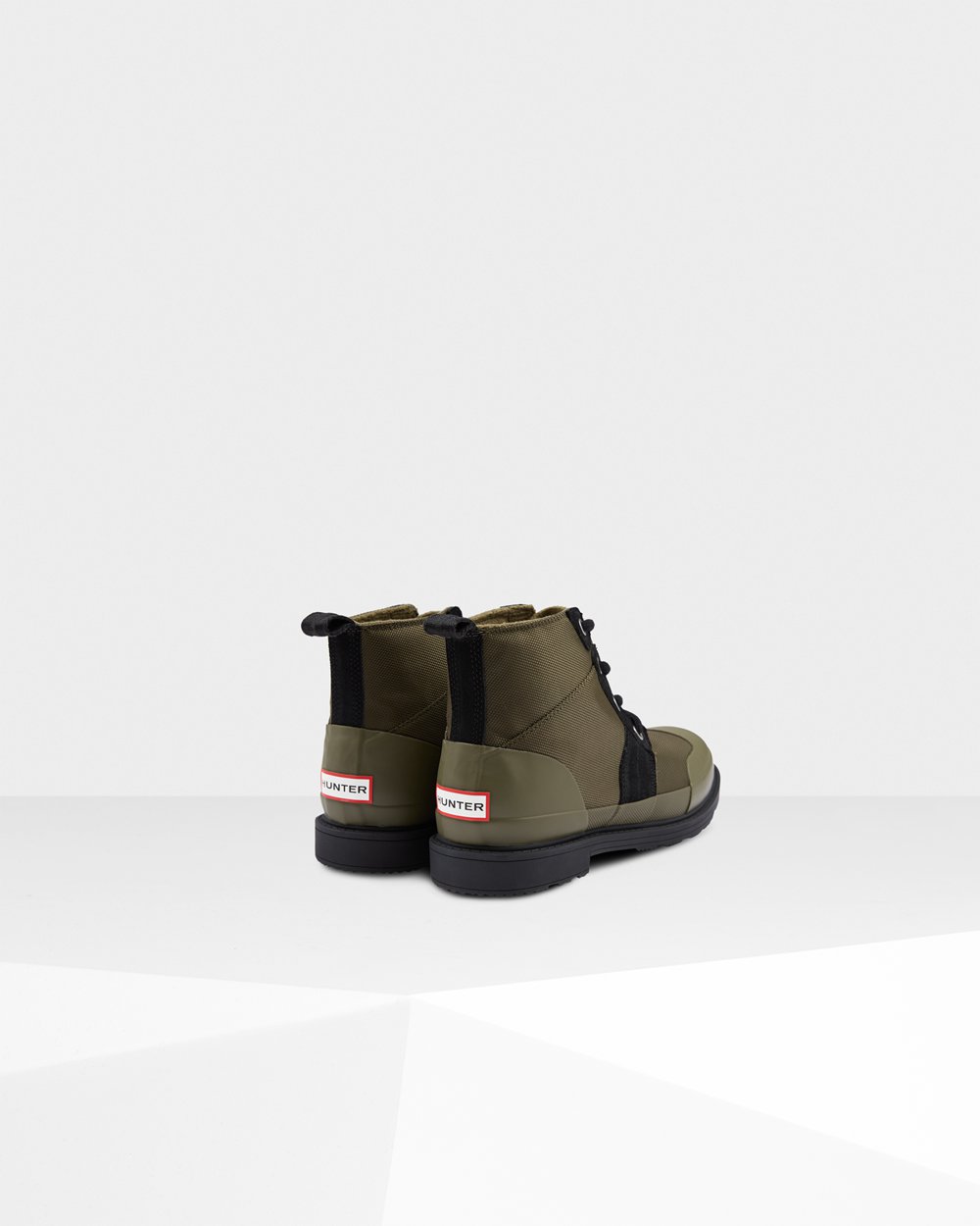 Hunter Ankle Çizme Erkek Siyah/Zeytin Yeşili - Original Insulated Commando - Türkiye AU8019463